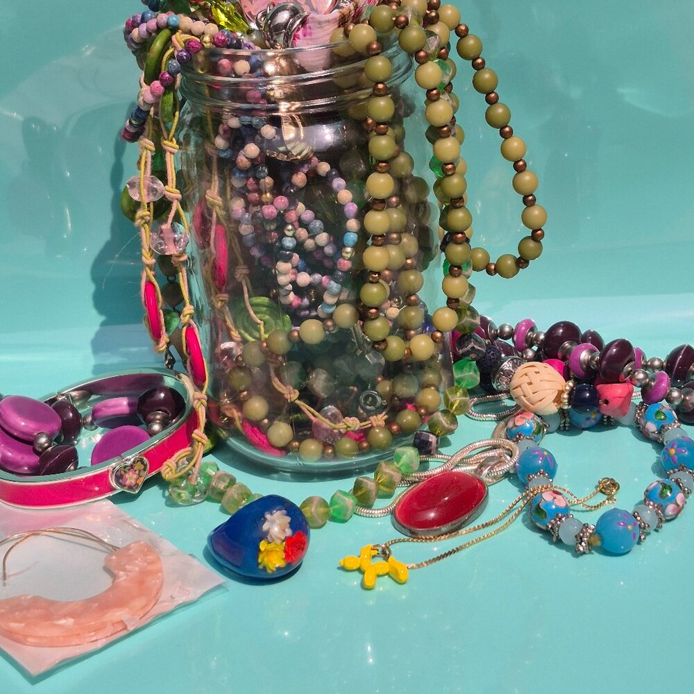 Whimsical Mystery Jewelry jar